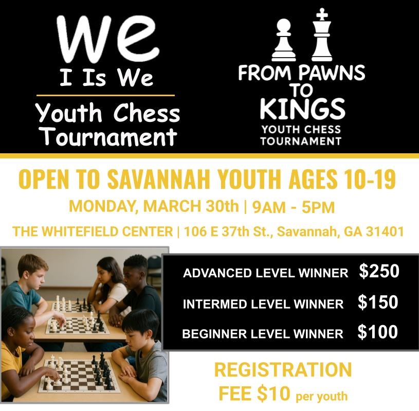 1st Annual I Is We Youth Chess Tournament graphic